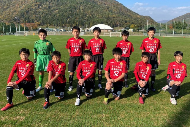 【アカデミー U-15】U-13サッカーリーグ2020福島　試合結果について