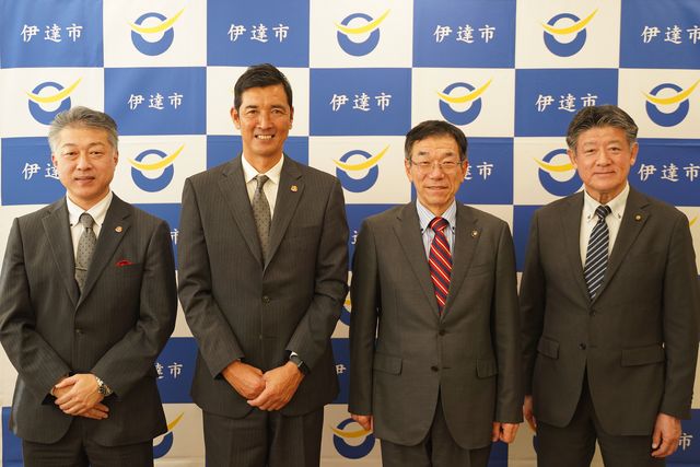 須田 博行 伊達市長を表敬訪問いたしました