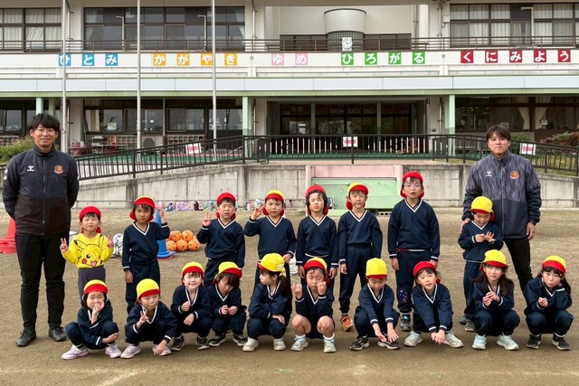 10月31日(金)くにみ幼稚園サッカー教室の実施報告