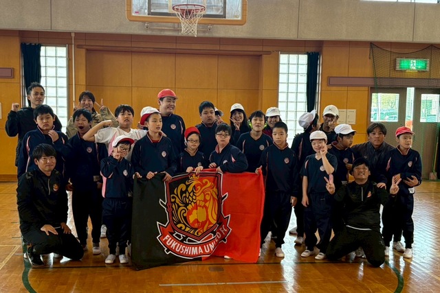 11月5日(水)あぶくま支援学校サッカー教室の実施報告