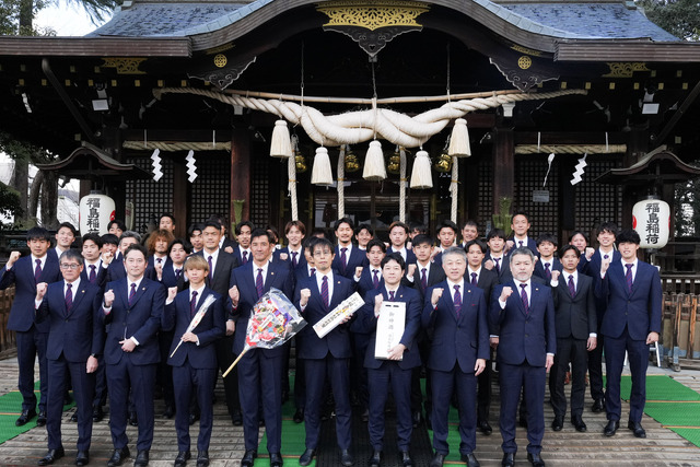 必勝祈願を執り行いました