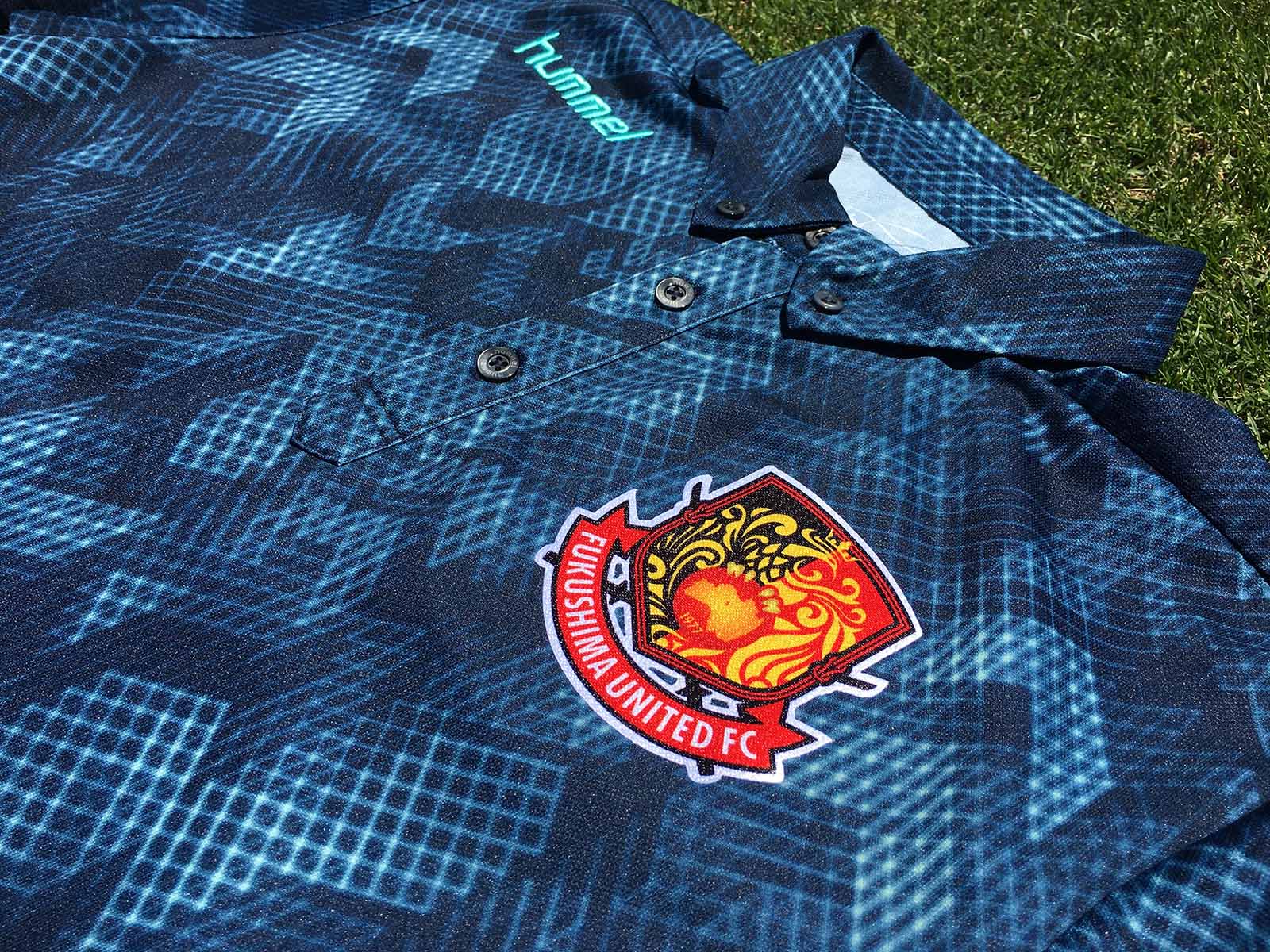 hummel 福島ユナイテッド 選手着用モデル ポロシャツ hummel - 福島 