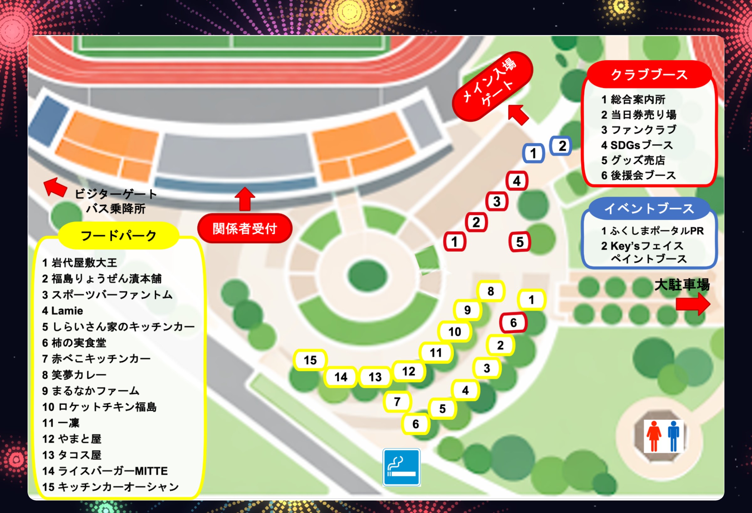 場外エリアマップ